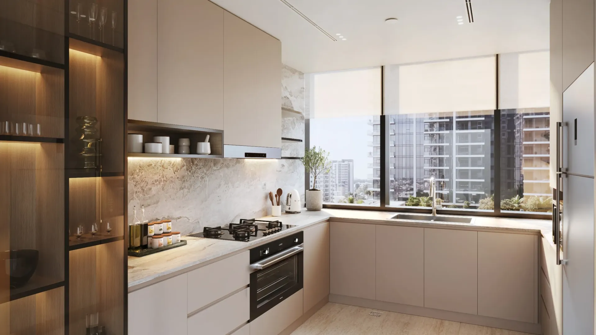 Avenue Park Towers 2 at Wasl 1 — кухня