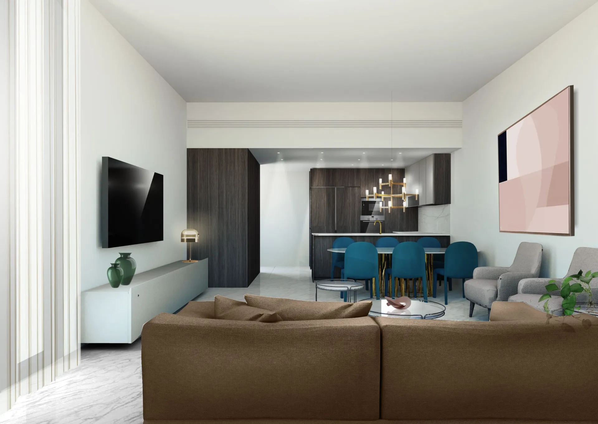 Avenue Residence 4 — интерьер гостиной