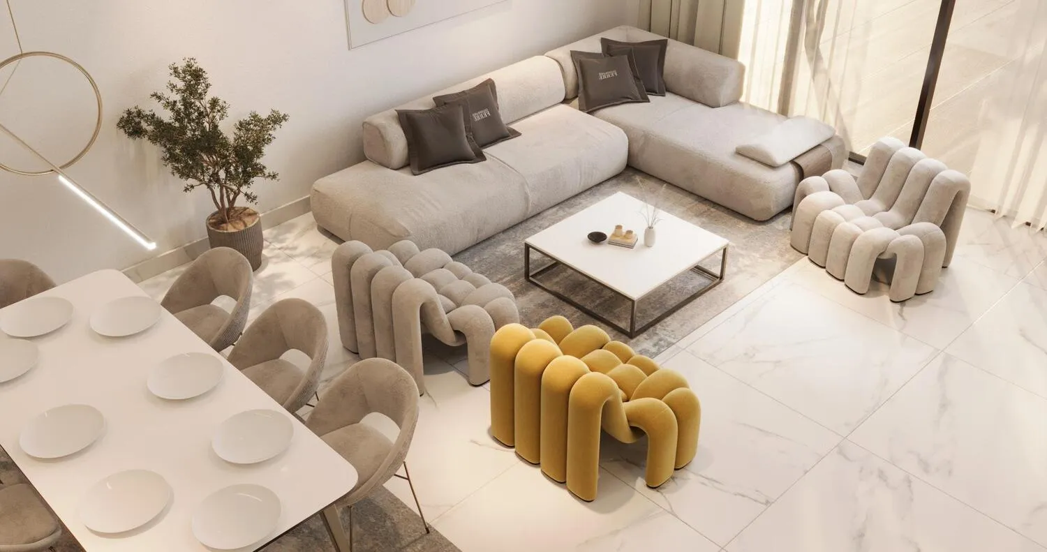 Avenue Residence 8 — интерьер гостиной, фото 9