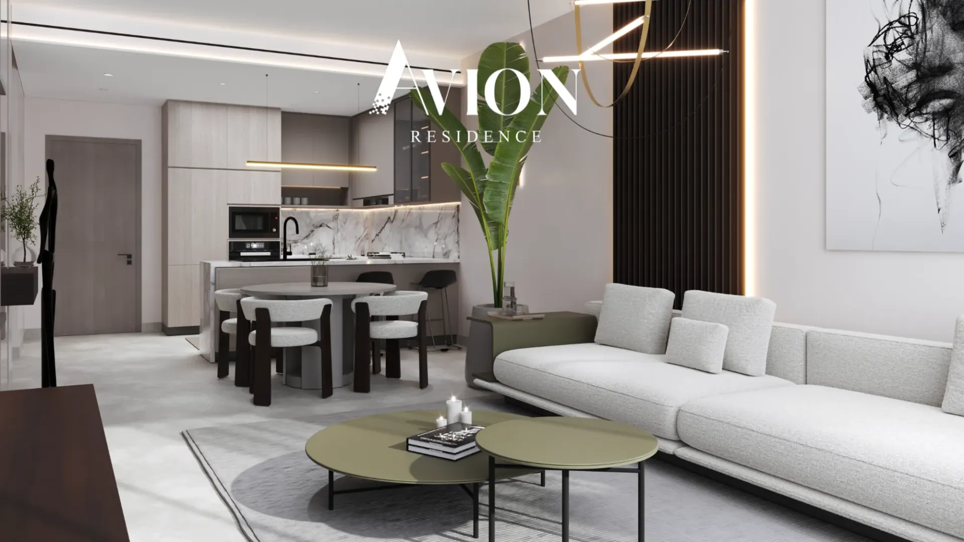 Avion Residence — фото 10 Avion Residence — интерьер гостиной, фото 10