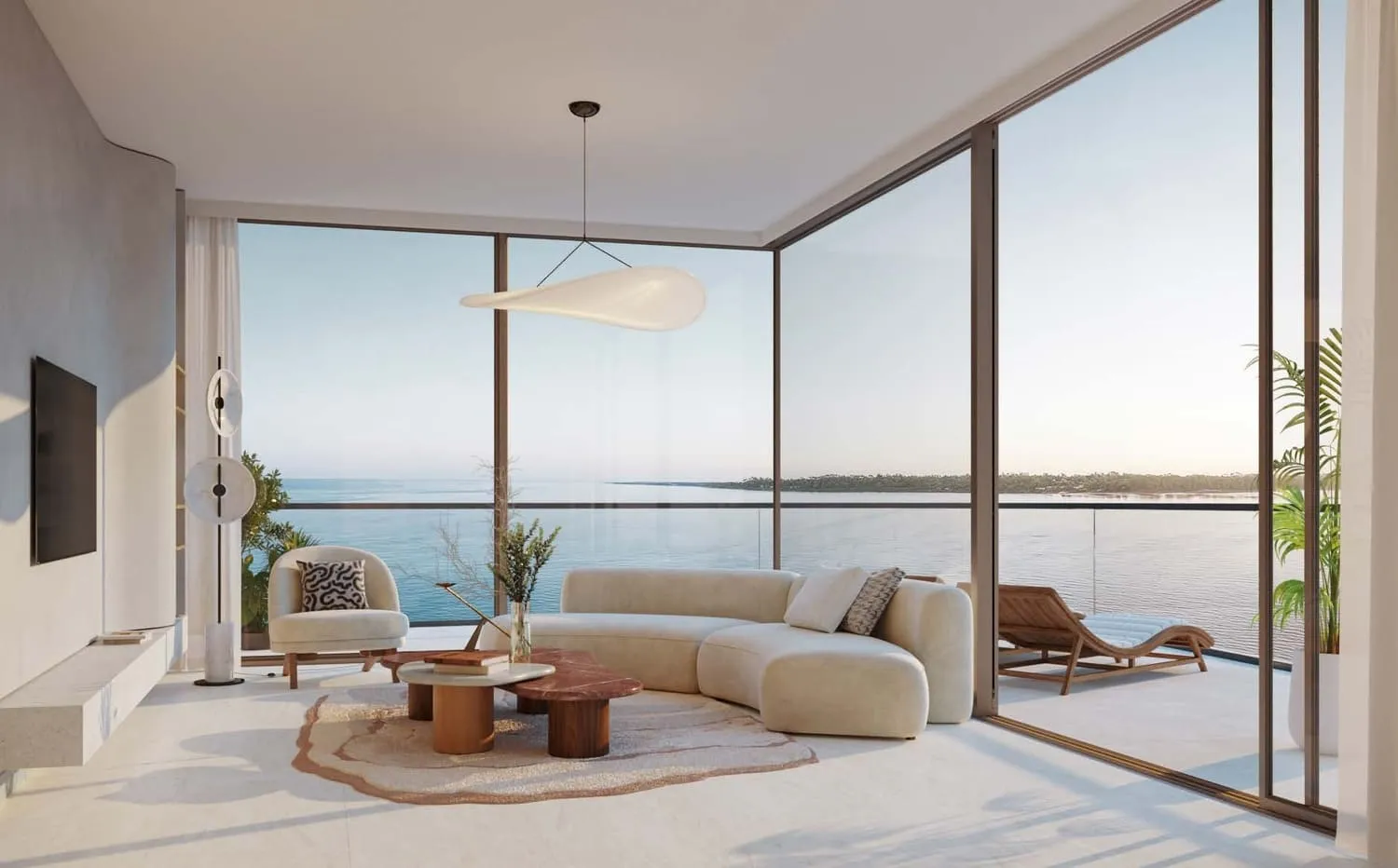 AYA Beachfront Residences — интерьер гостиной