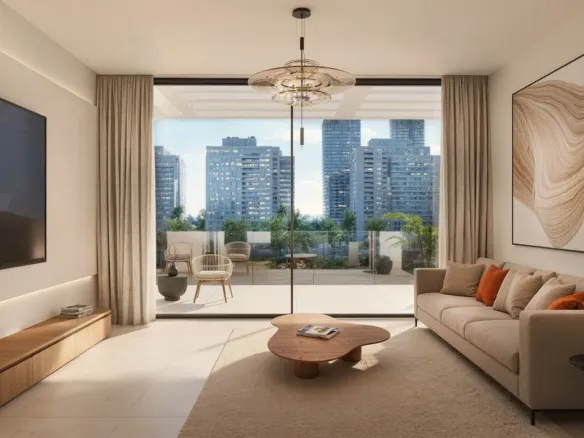 Ayaan Heights 1 — интерьер гостиной