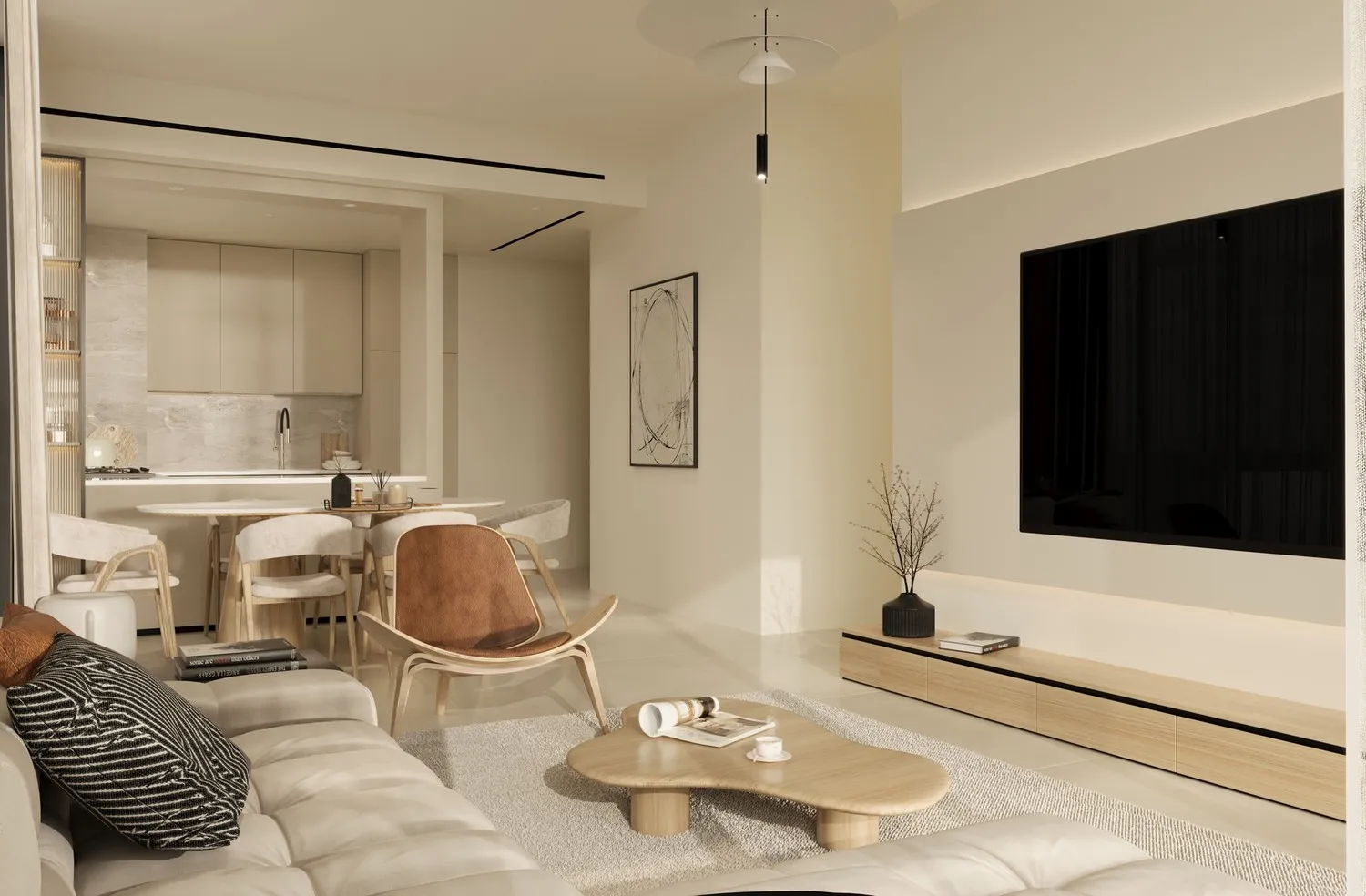 Ayaan Heights 1 — интерьер гостиной, фото 5