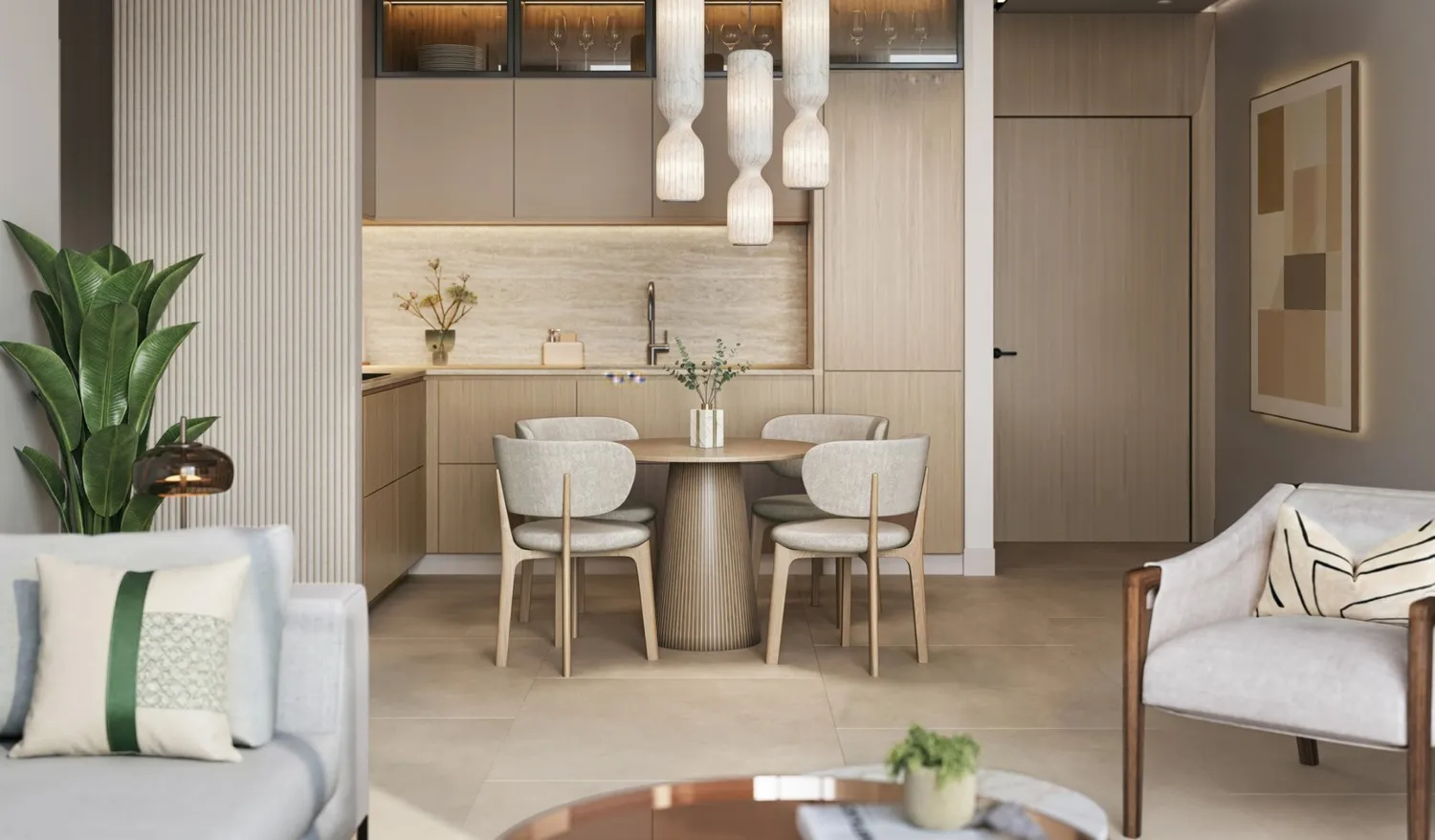 Ayami Residence — кухня-гостиная