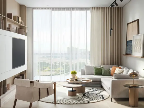 Ayami Residence — интерьер гостиной, фото 8