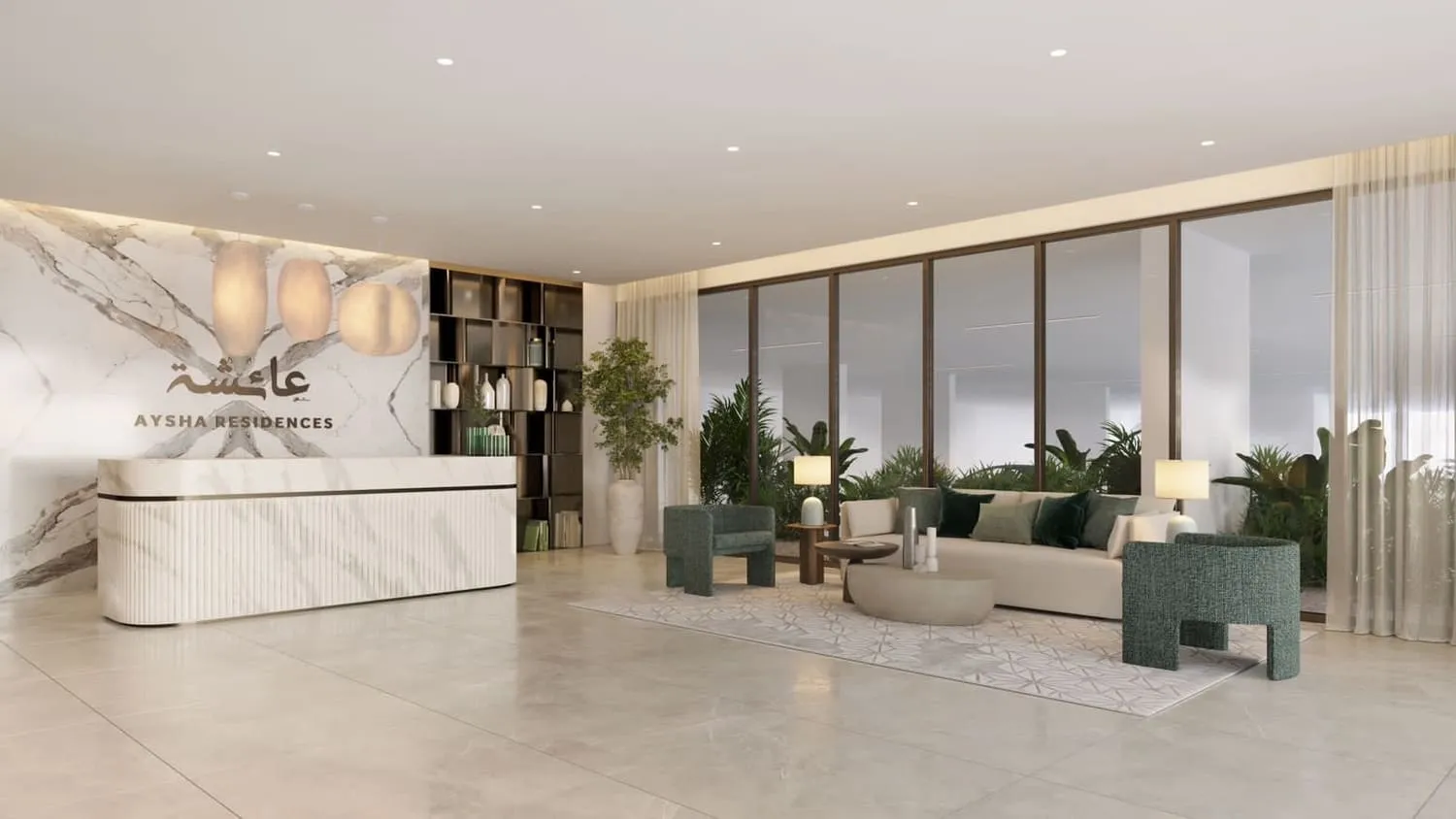 Aysha Residences 1 and 2 — лобби