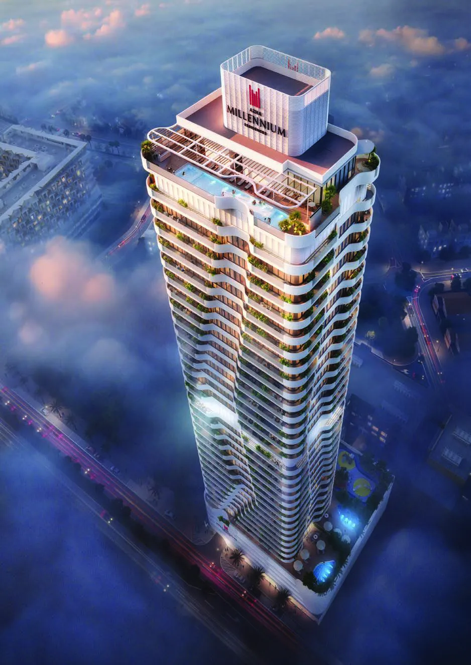 Azha Millennium Residences в районе JVT (Джумейра Вилладж Трайангл) — фото 2