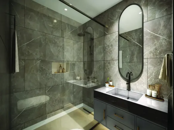 Azha Millennium Residences — ванная комната
