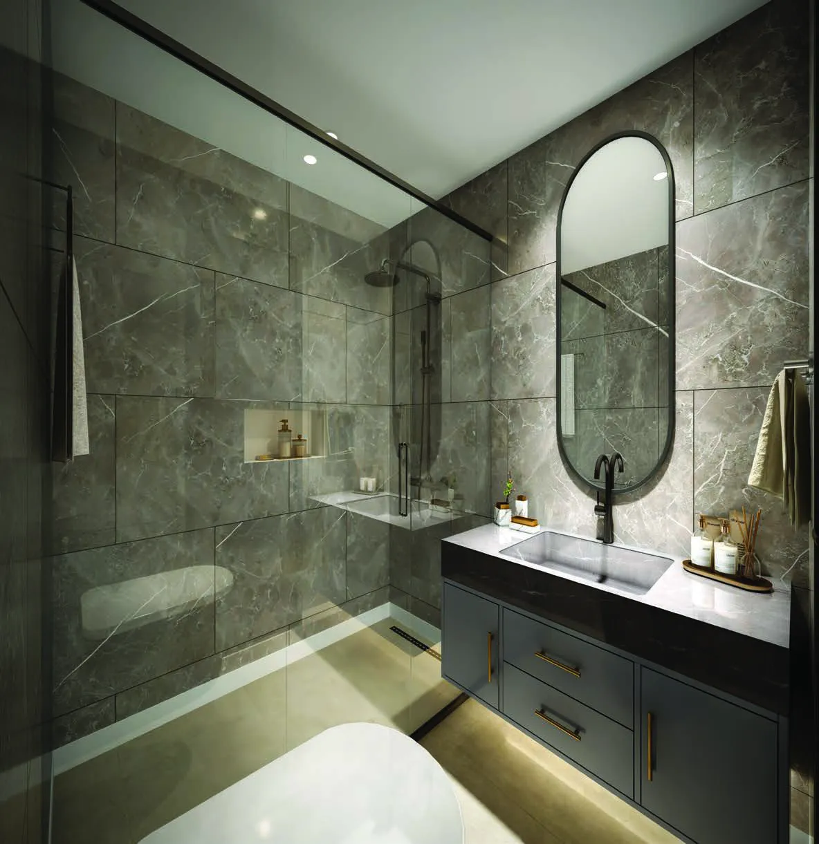 Azha Millennium Residences — ванная комната