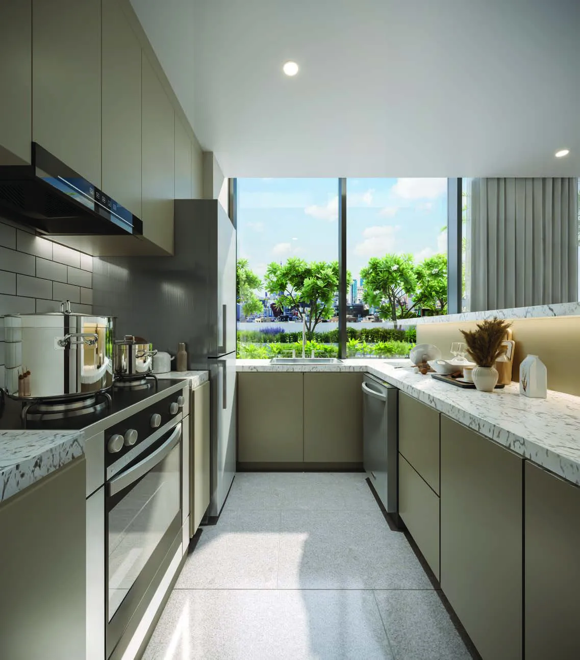 Azha Millennium Residences — кухня