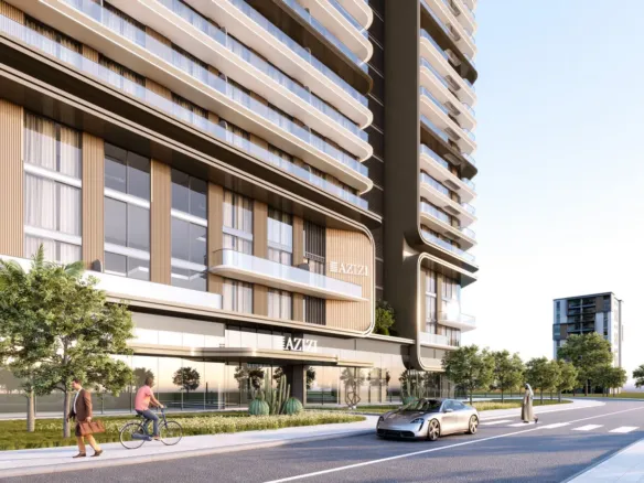 Azizi Abraham — вход в здание