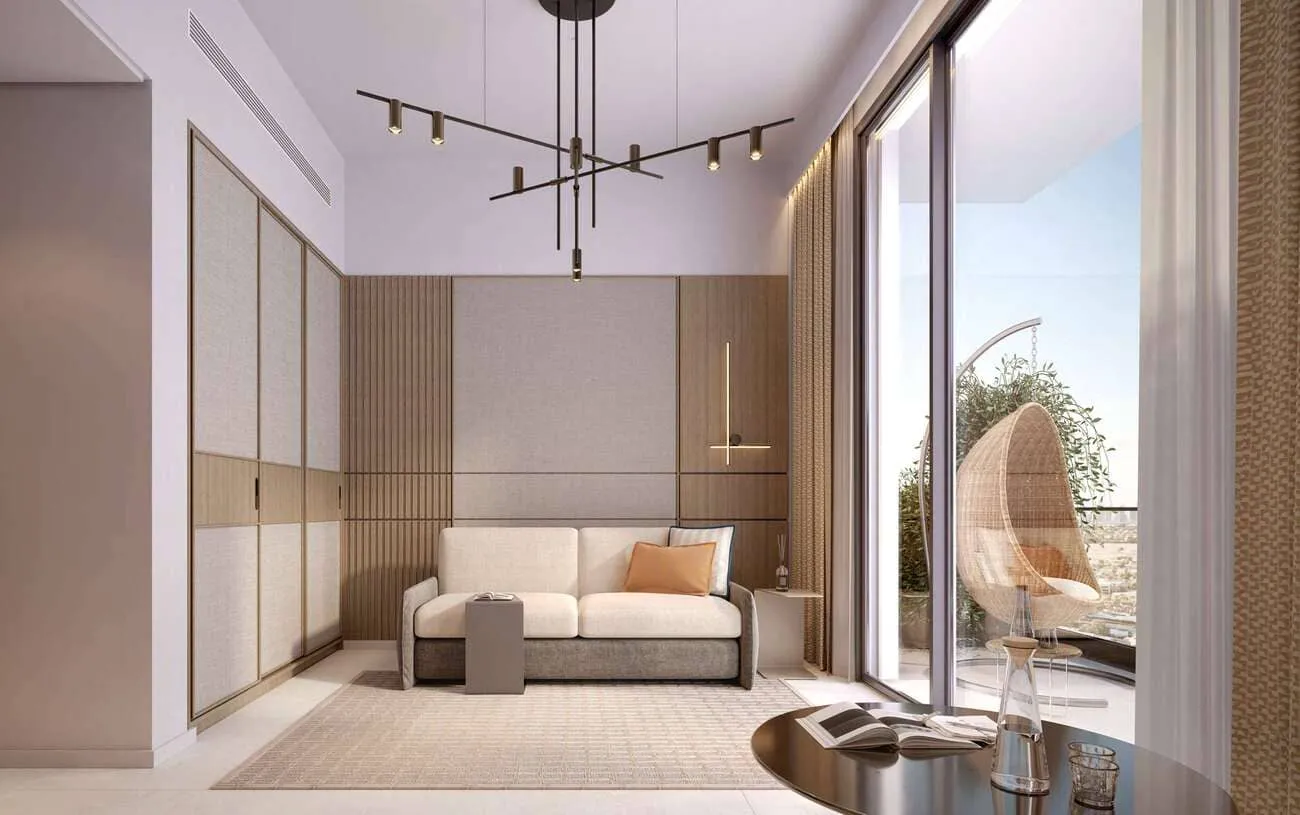 Azizi Milan — интерьер гостиной, фото 27