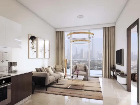 Azizi Park Avenue 1 — интерьер гостиной