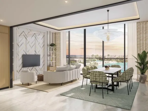 Azizi Venice — интерьер гостиной