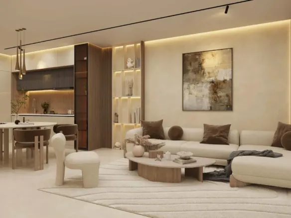 Azra Residence — интерьер гостиной