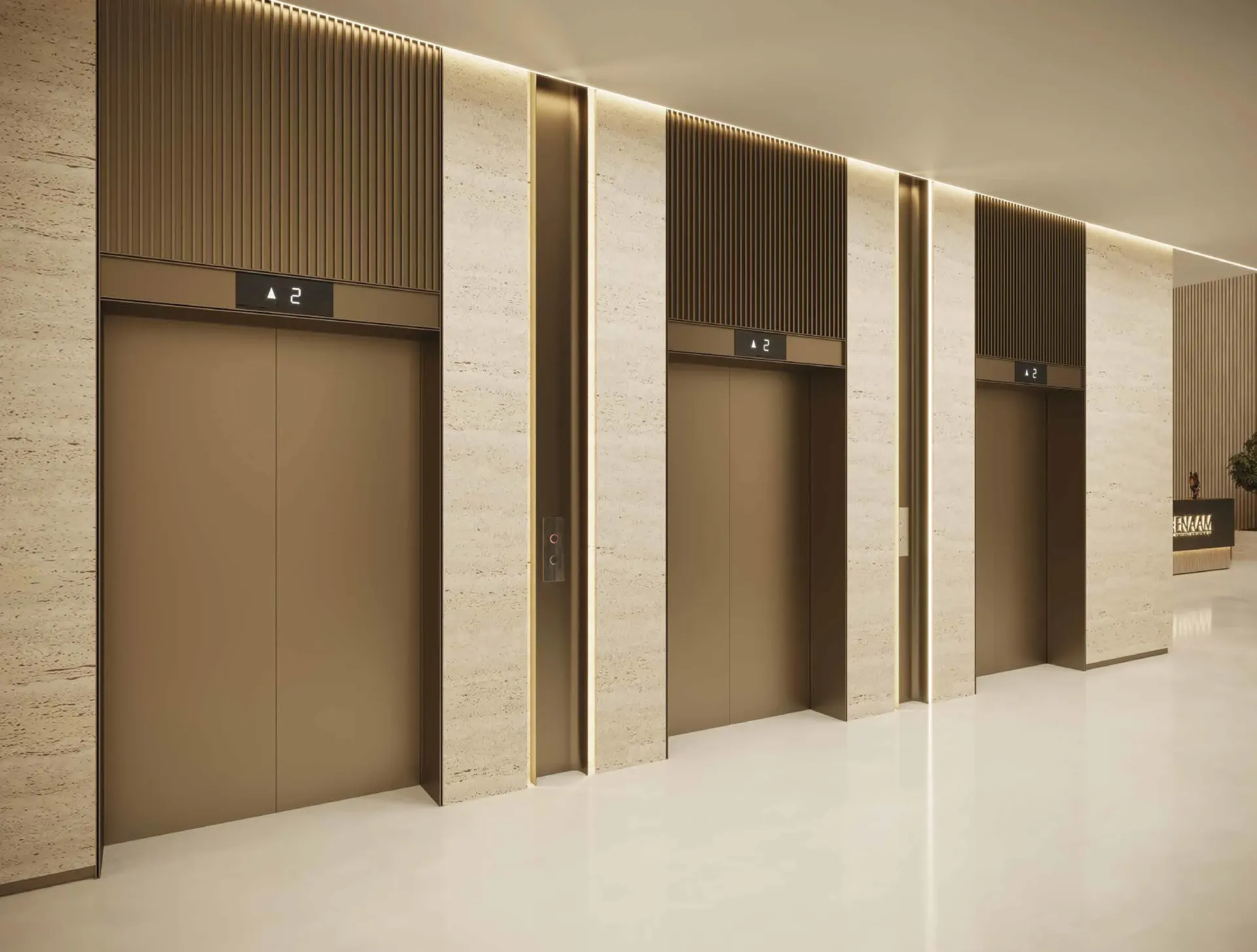 Azra Residence — лифтовой холл