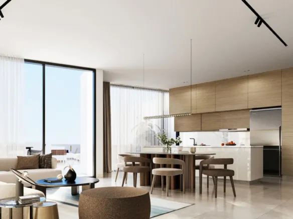 Azura Residences by IGO — кухня-гостиная