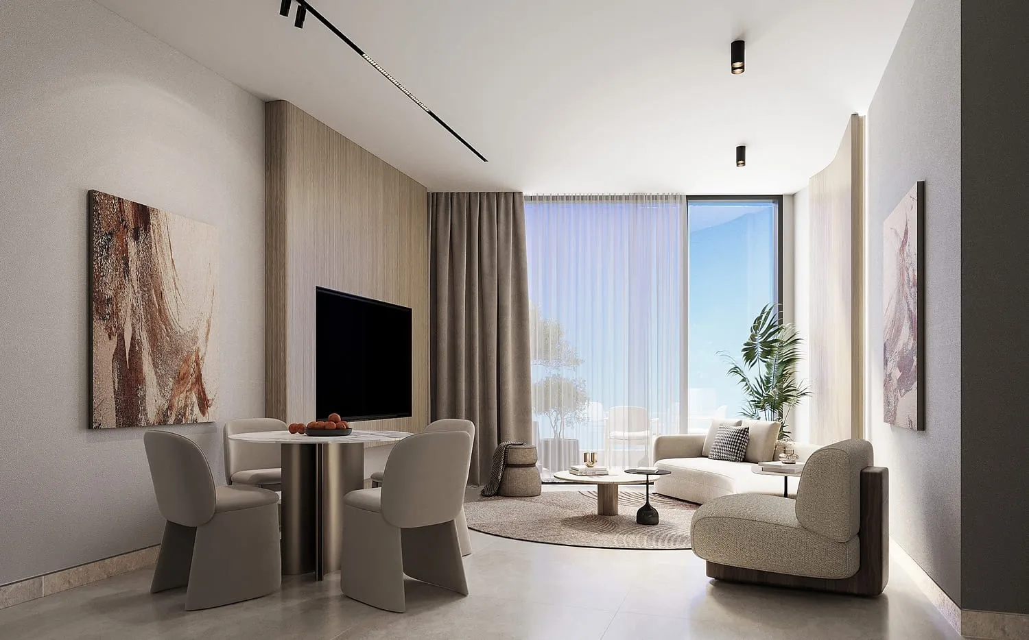 Azura Residences by IGO — интерьер гостиной