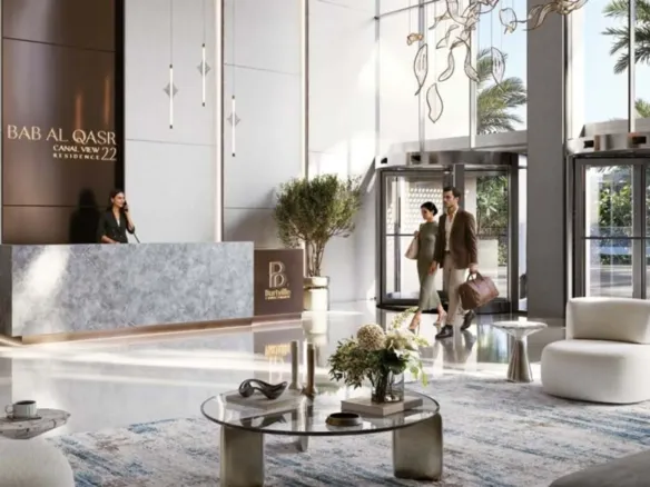 Bab Al Qasr Canal View Residence 22 — лобби