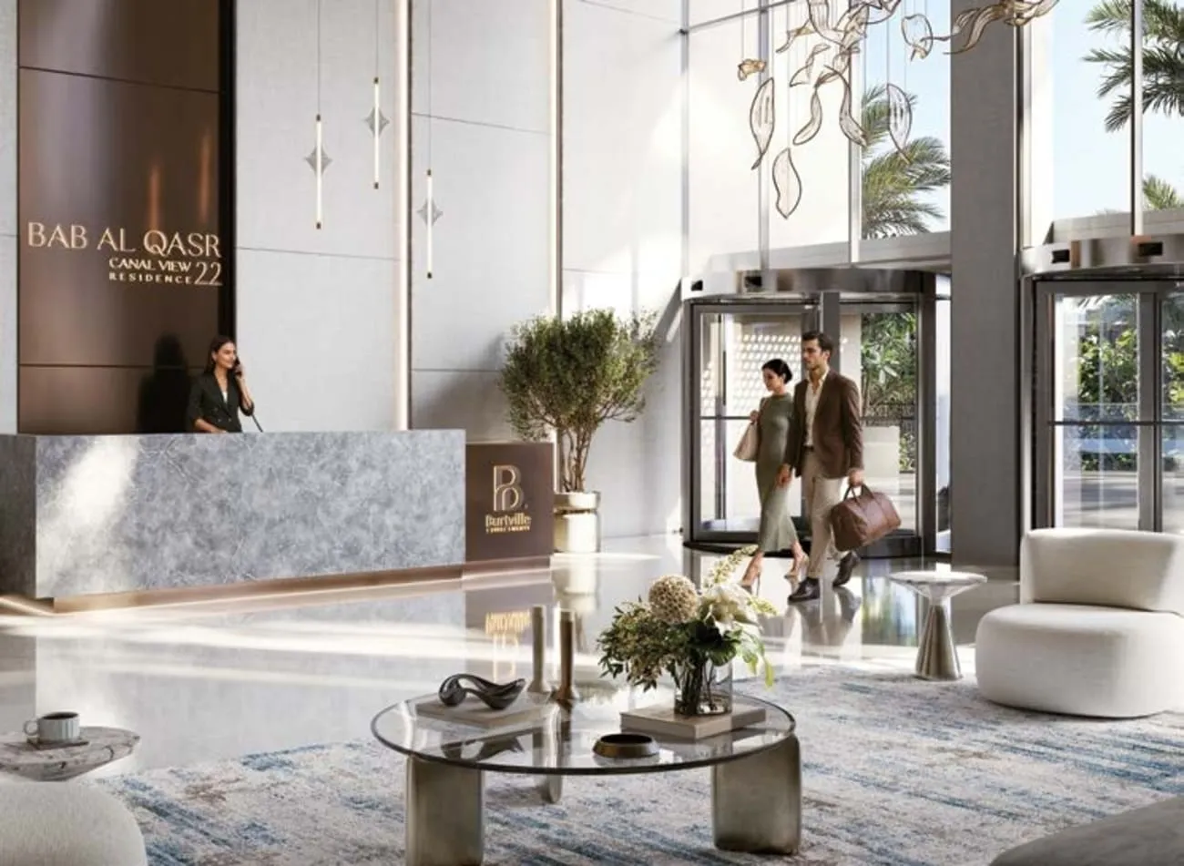 Bab Al Qasr Canal View Residence 22 — лобби