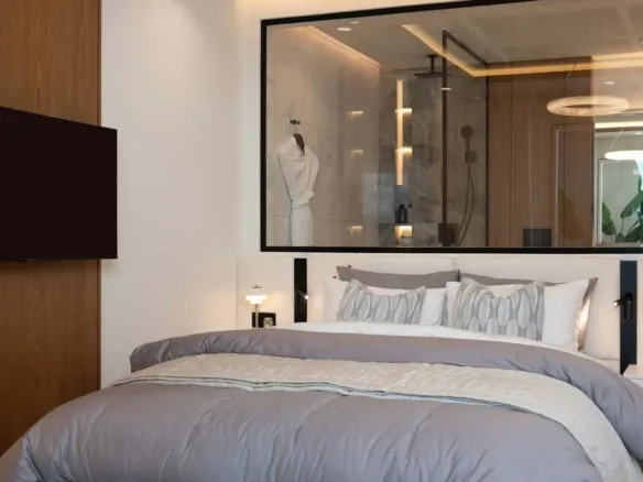 Bab Al Qasr Canal View Residence 22 — спальня