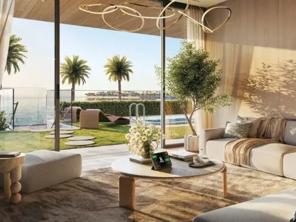 Bab Al Qasr Sea View Residence 51 — интерьер гостиной
