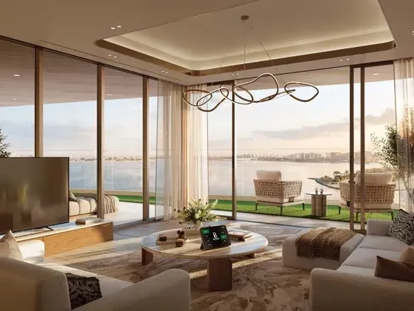 Bab Al Qasr Sea View Residence 51 — интерьер гостиной, фото 12