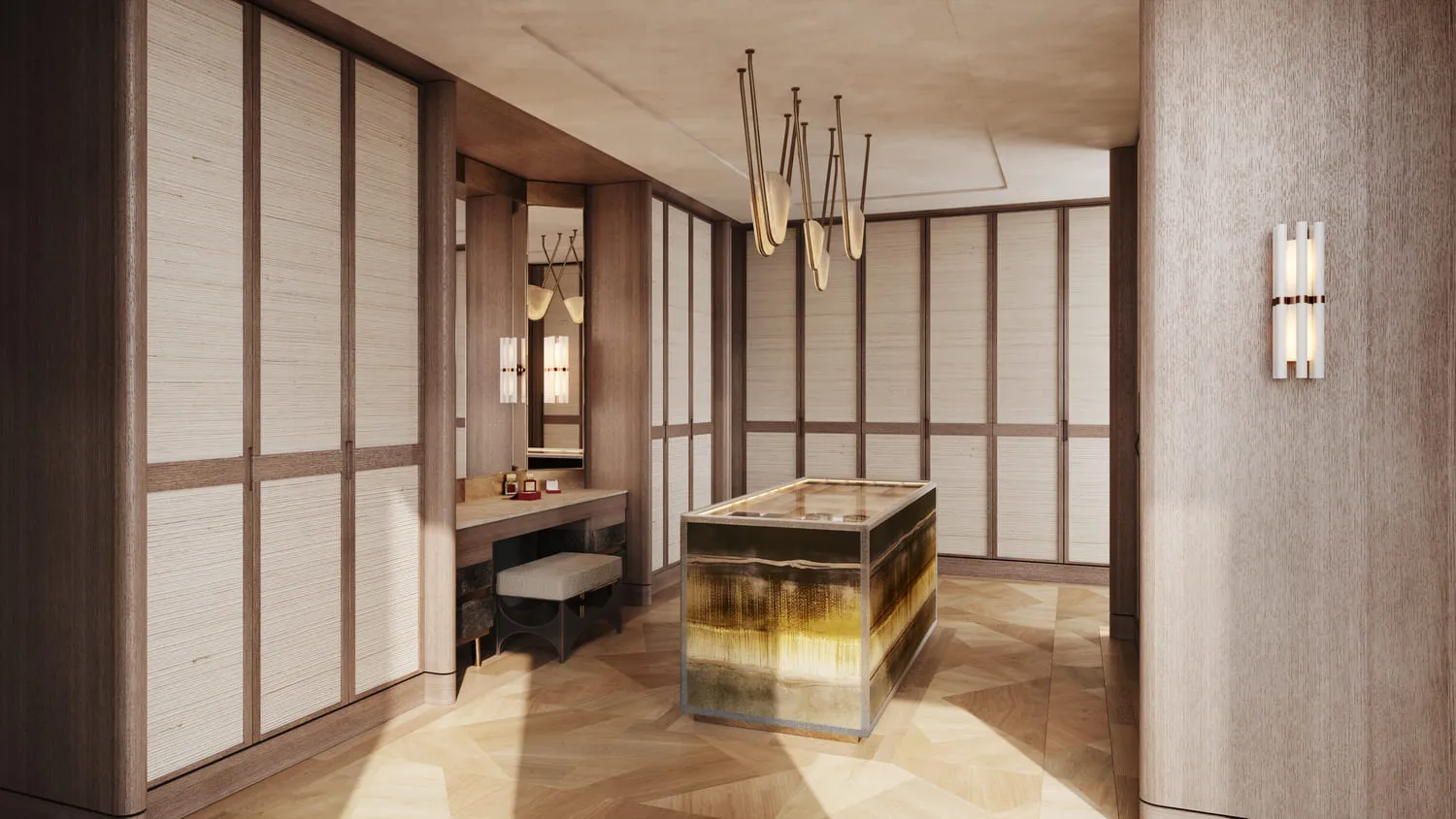 Baccarat Residences — гардеробная