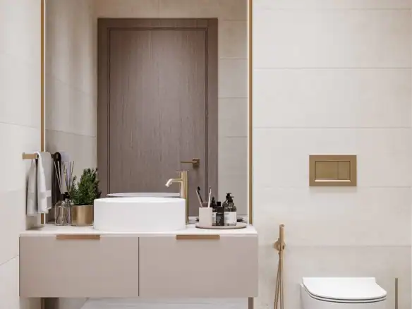 Q Gardens Loft — ванная комната