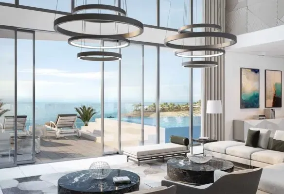 Bay Residences South — интерьер гостиной, фото 10