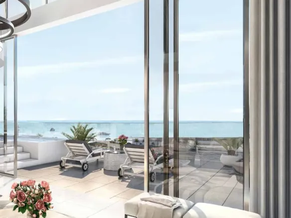 Bay Residences South — интерьер гостиной