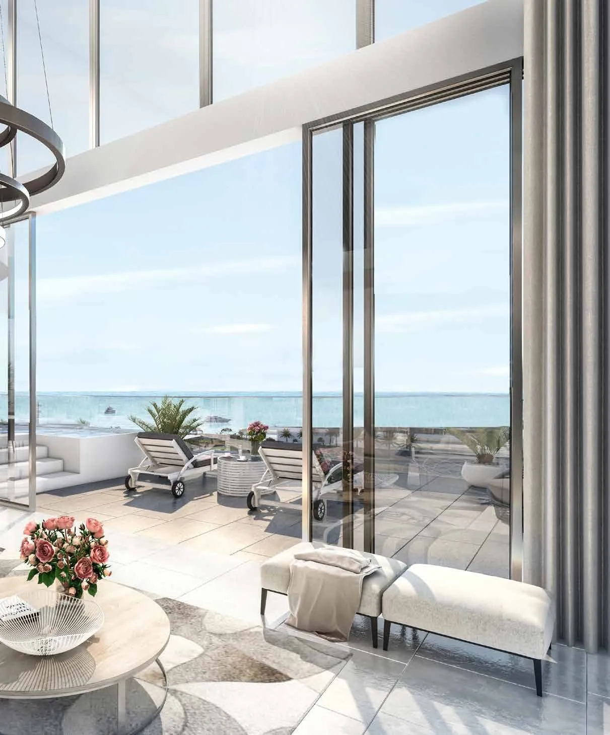 Bay Residences South — интерьер гостиной