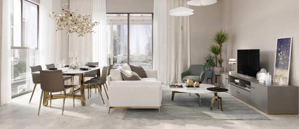 Bayshore at Creek Beach — интерьер гостиной