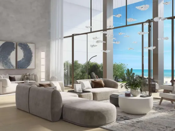 Beach House at Bay Residences — интерьер гостиной
