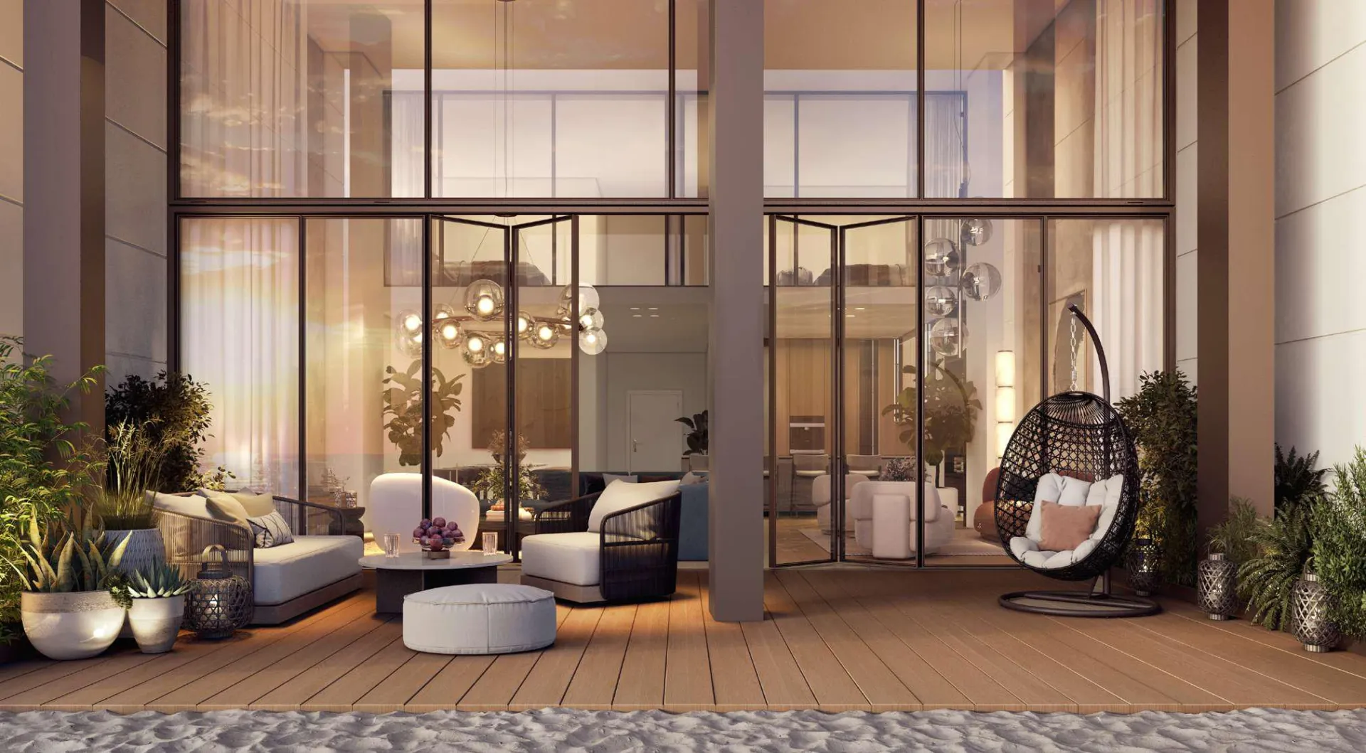 Beach House at Bay Residences — терраса