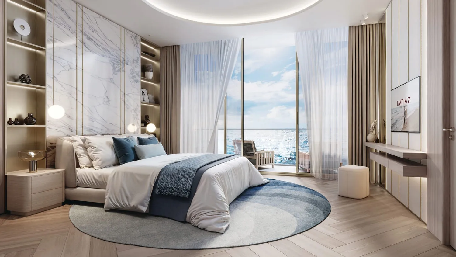 Beach Walk Grand 2 — спальня