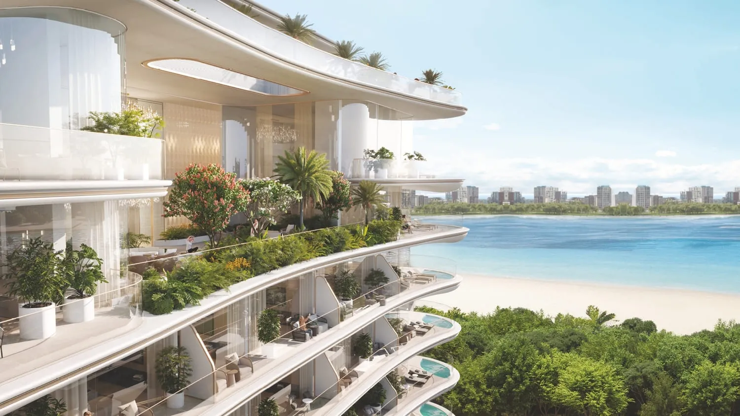 Beach Walk Residence II — террасы здания
