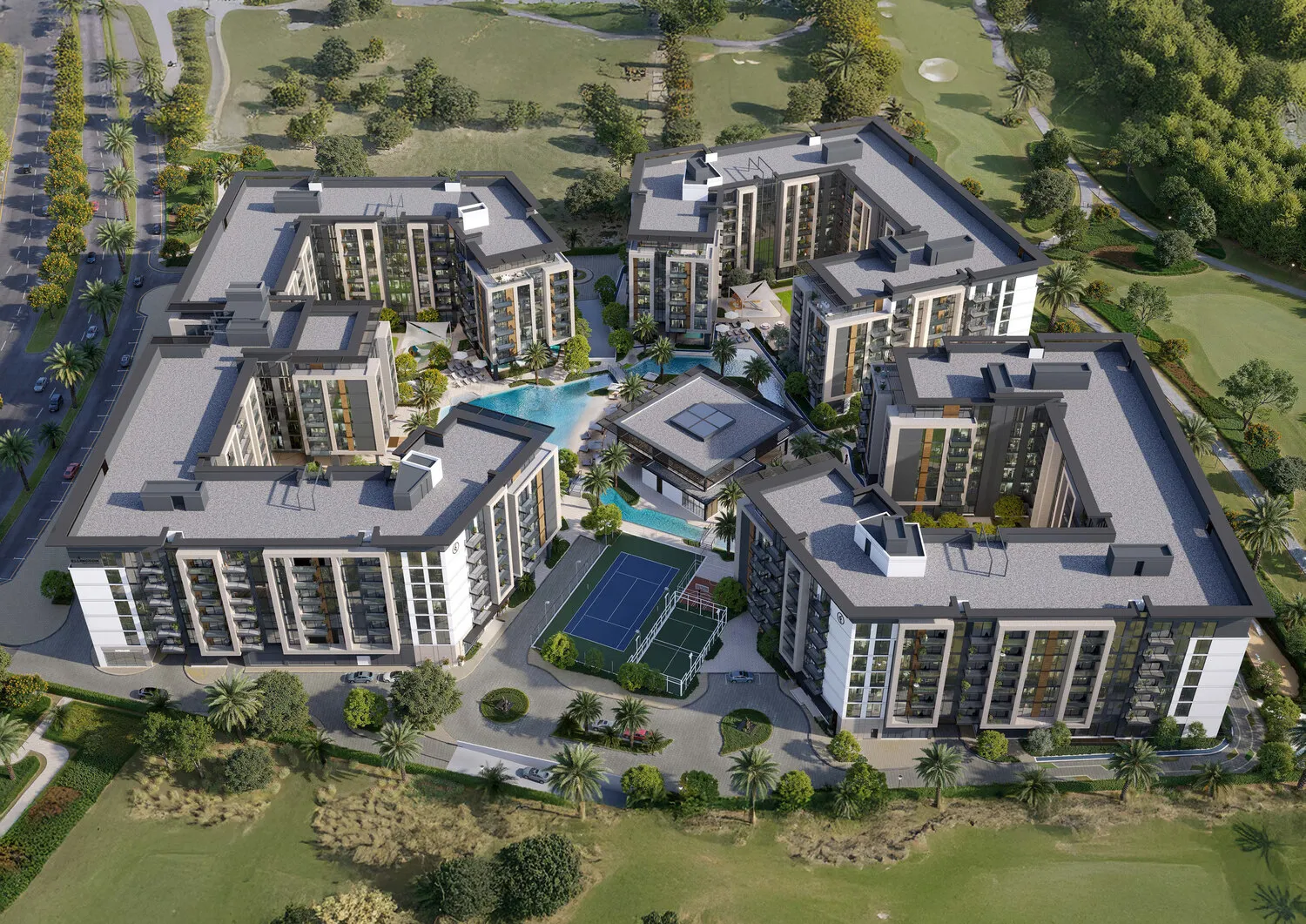 Belgravia Gardens в районе Вади Аль-Сафа 2 — фото 1