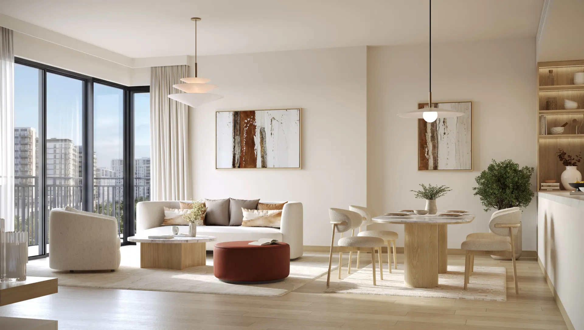 Belmont — интерьер гостиной