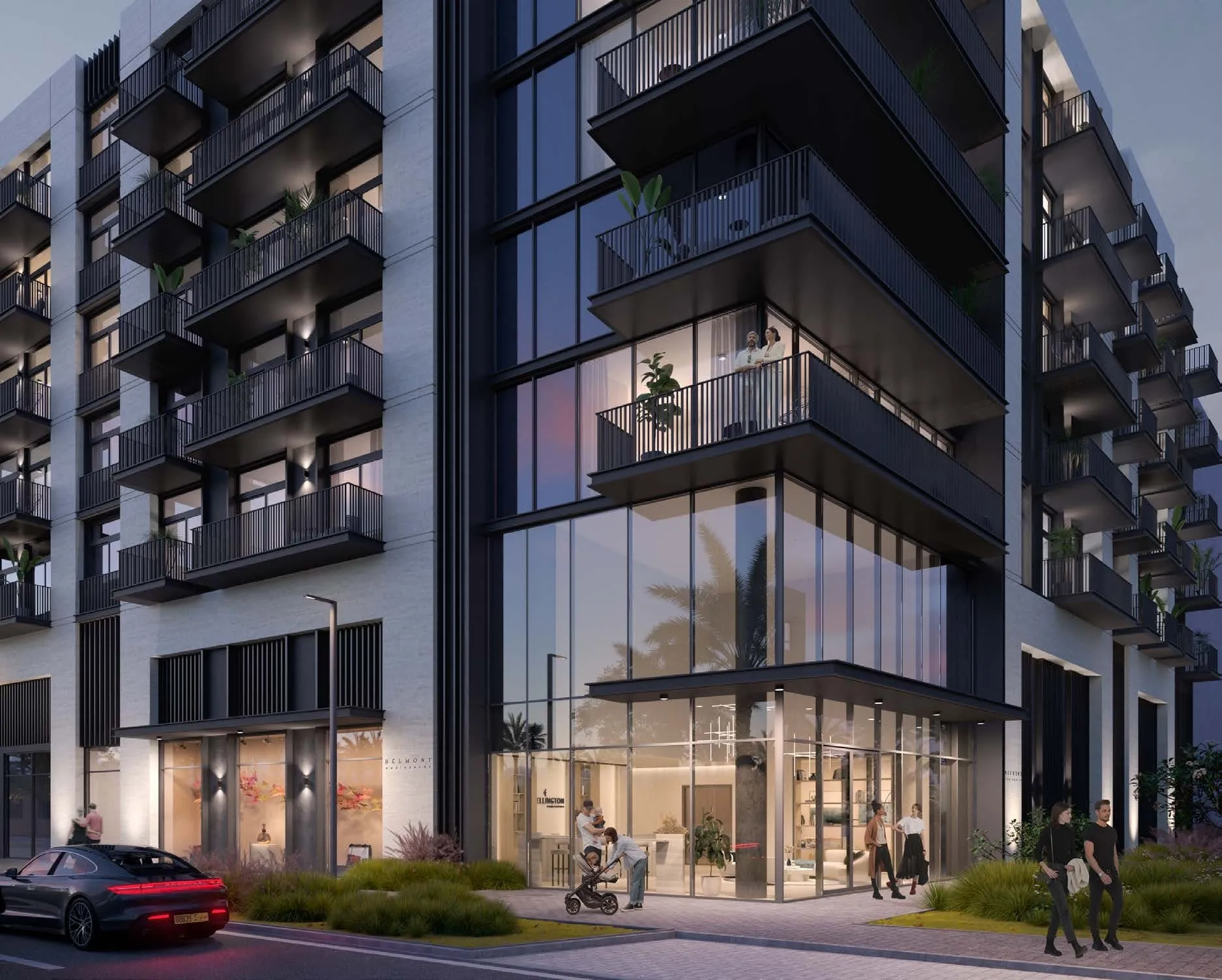 Belmont Residences — фасад здания