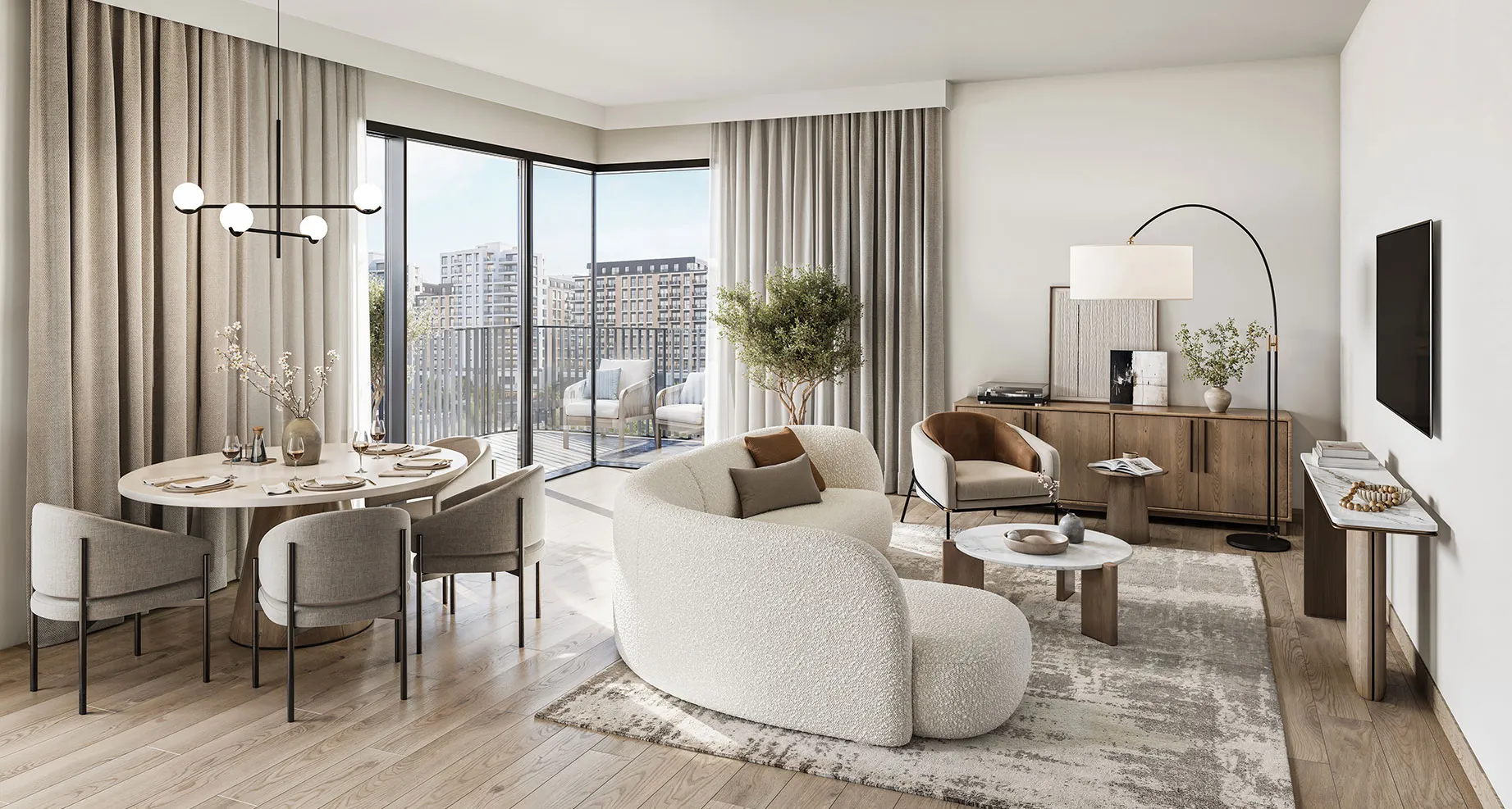 Berkshire Park — интерьер гостиной, фото 6