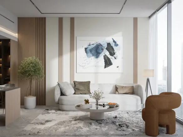 Beverly Gardens — интерьер гостиной