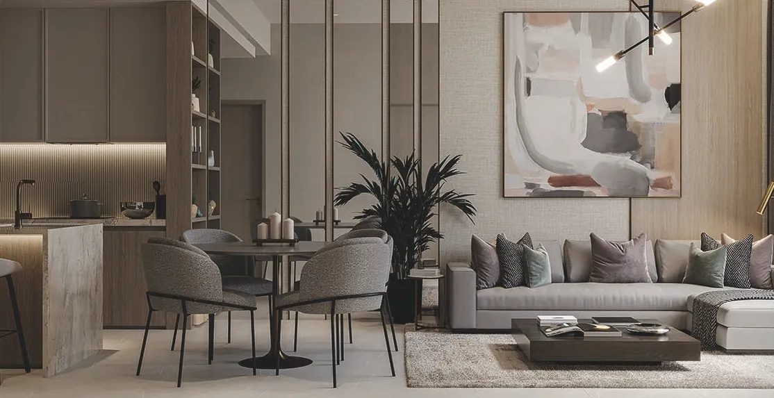 Beverly Residence 2 — интерьер гостиной