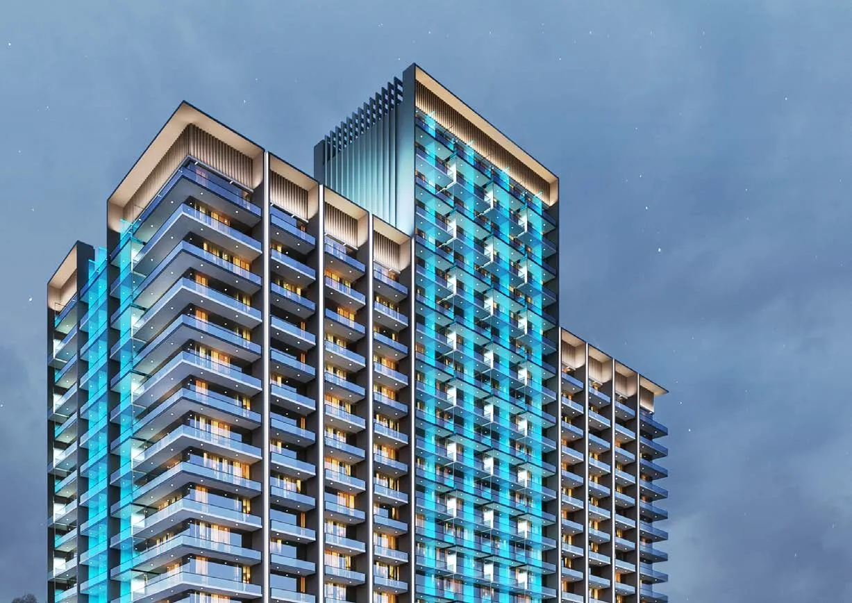 Binghatti Azure — фасад здания