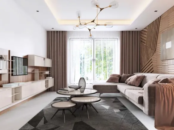 Binghatti Creek — интерьер гостиной