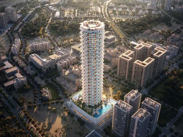 Binghatti Grove в районе JVC (Джумейра Вилладж Серкл) — фото 1