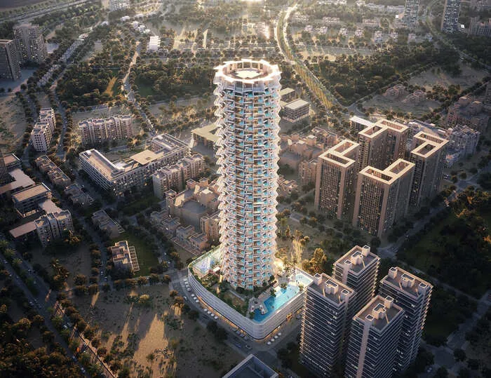 Binghatti Grove в районе JVC (Джумейра Вилладж Серкл) — фото 1