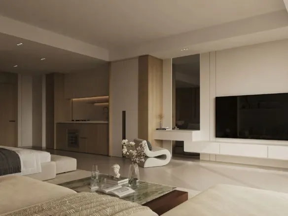 Binghatti Haven — интерьер гостиной