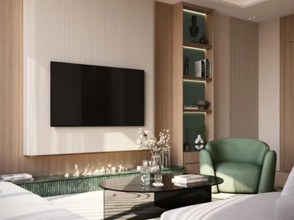 Binghatti Hillside — интерьер гостиной, фото 11
