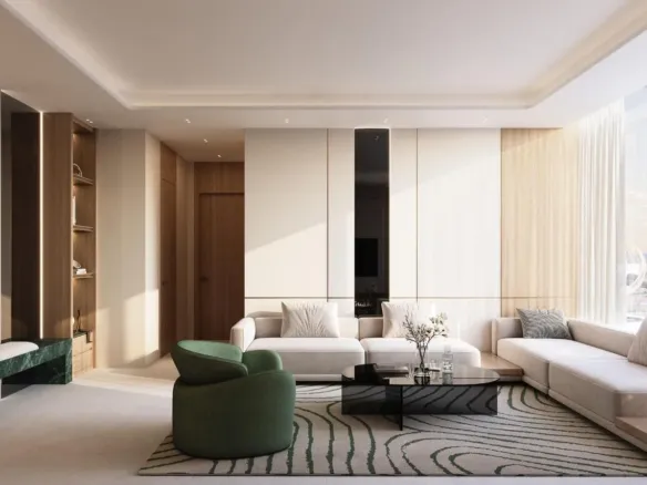 Binghatti Hillside — интерьер гостиной